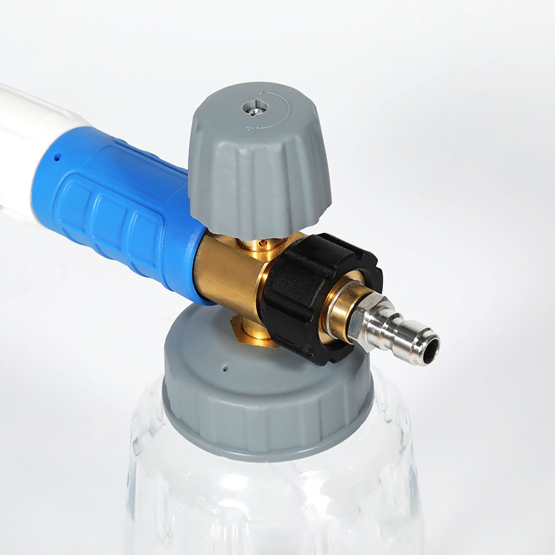 Sektör şeklindeki yüksek basınçlı araba yıkama PA köpük tenceresi