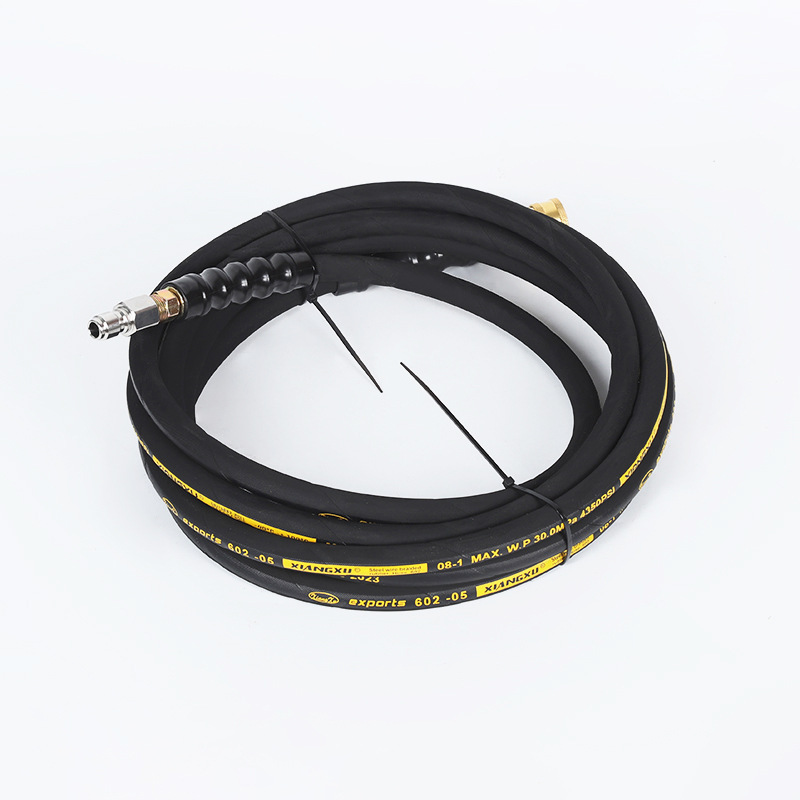 Yüksek basınçlı araba yıkama makinesi su çıkış kauçuk hortum