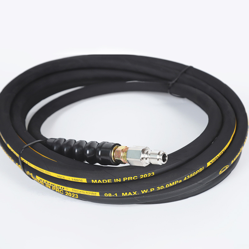 Yüksek basınçlı araba yıkama makinesi su çıkış kauçuk hortum