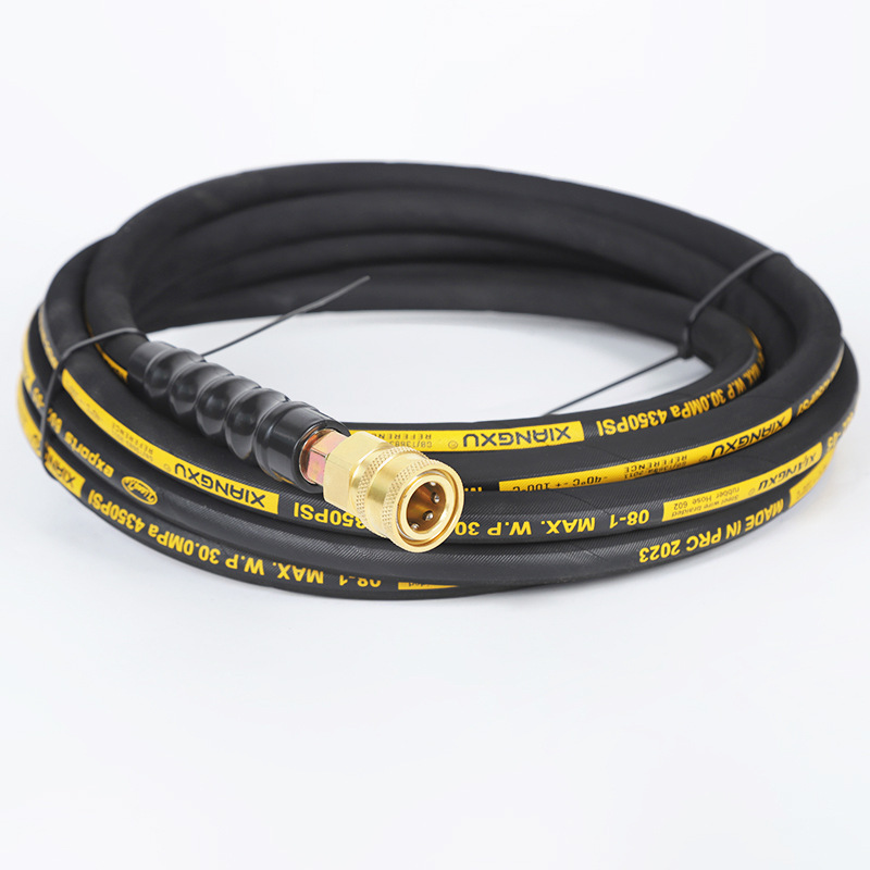 Yüksek basınçlı araba yıkama makinesi su çıkış kauçuk hortum