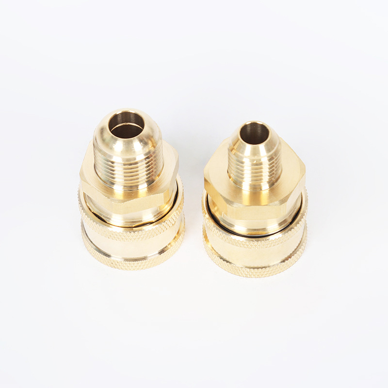 Yüksek basınçlı araba çamaşır makinesi temizleme makinesi bakır 3/8 hızlı fiş