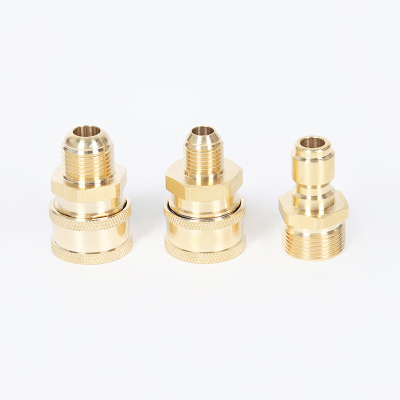 Yüksek basınçlı araba çamaşır makinesi temizleme makinesi bakır 3/8 hızlı fiş