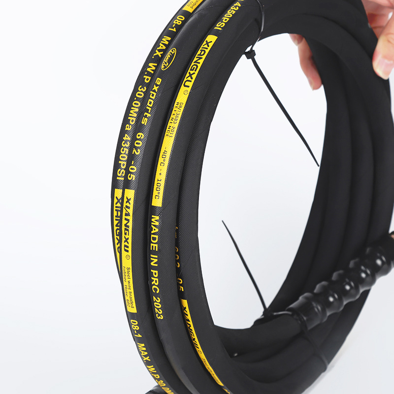 Yüksek basınçlı araba yıkama makinesi su çıkış kauçuk hortum