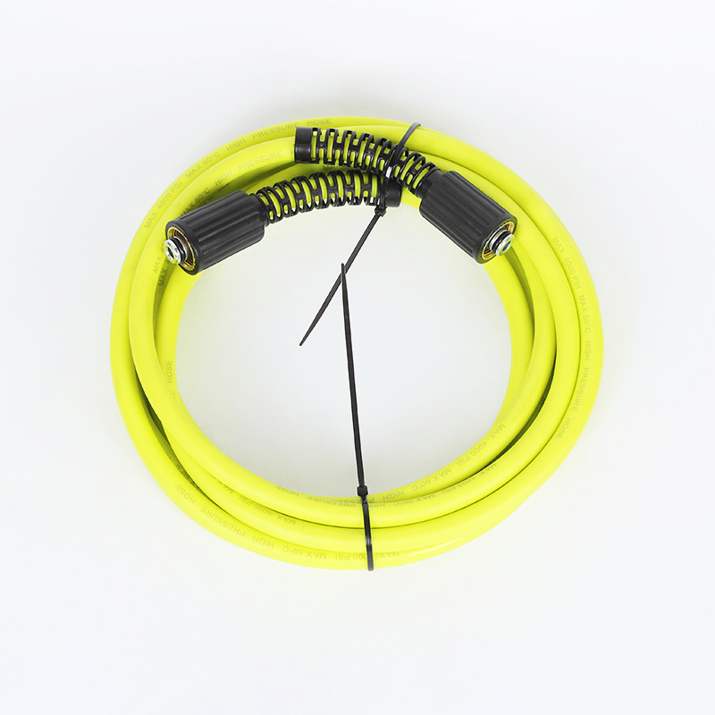 Hanehalkı Yüksek Basınçlı Temizlik Makinesi Aşınma Dayanıklı Örgülü Su Çıkış Hortumu