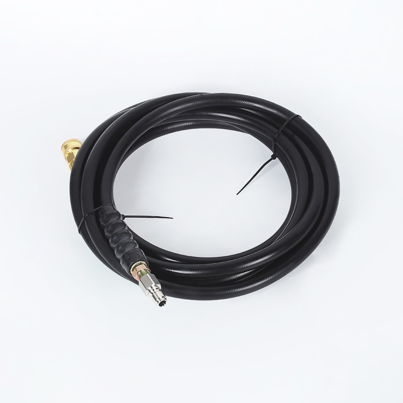 Araç yıkama makinesi yüksek basınçlı su tabancası kanalizasyon hortumuna uyarlanmış