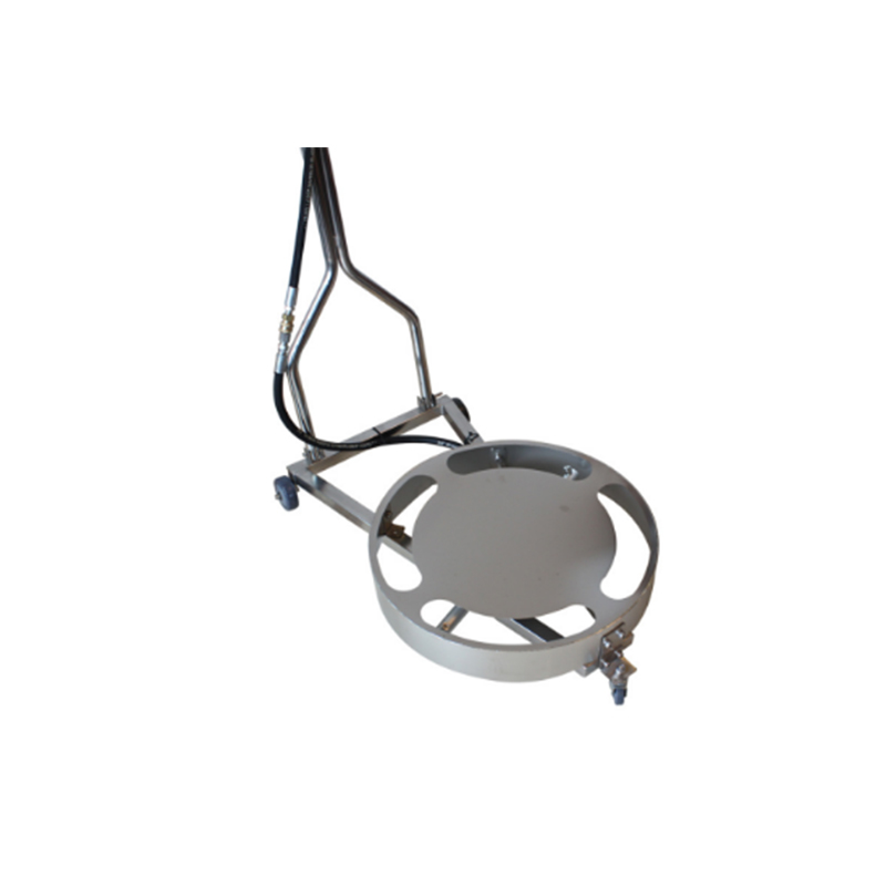 Tekerleklerle yüksek basınçlı paslanmaz çelik yüzey temizleyici